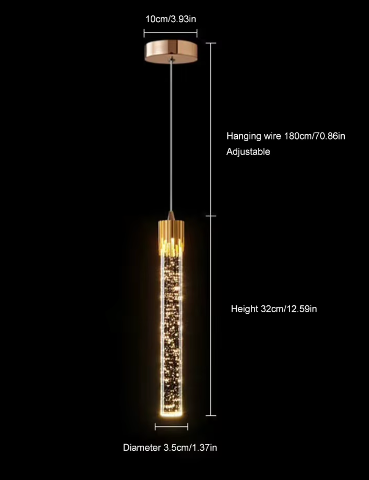 lustre led CRISTAL – Image 2