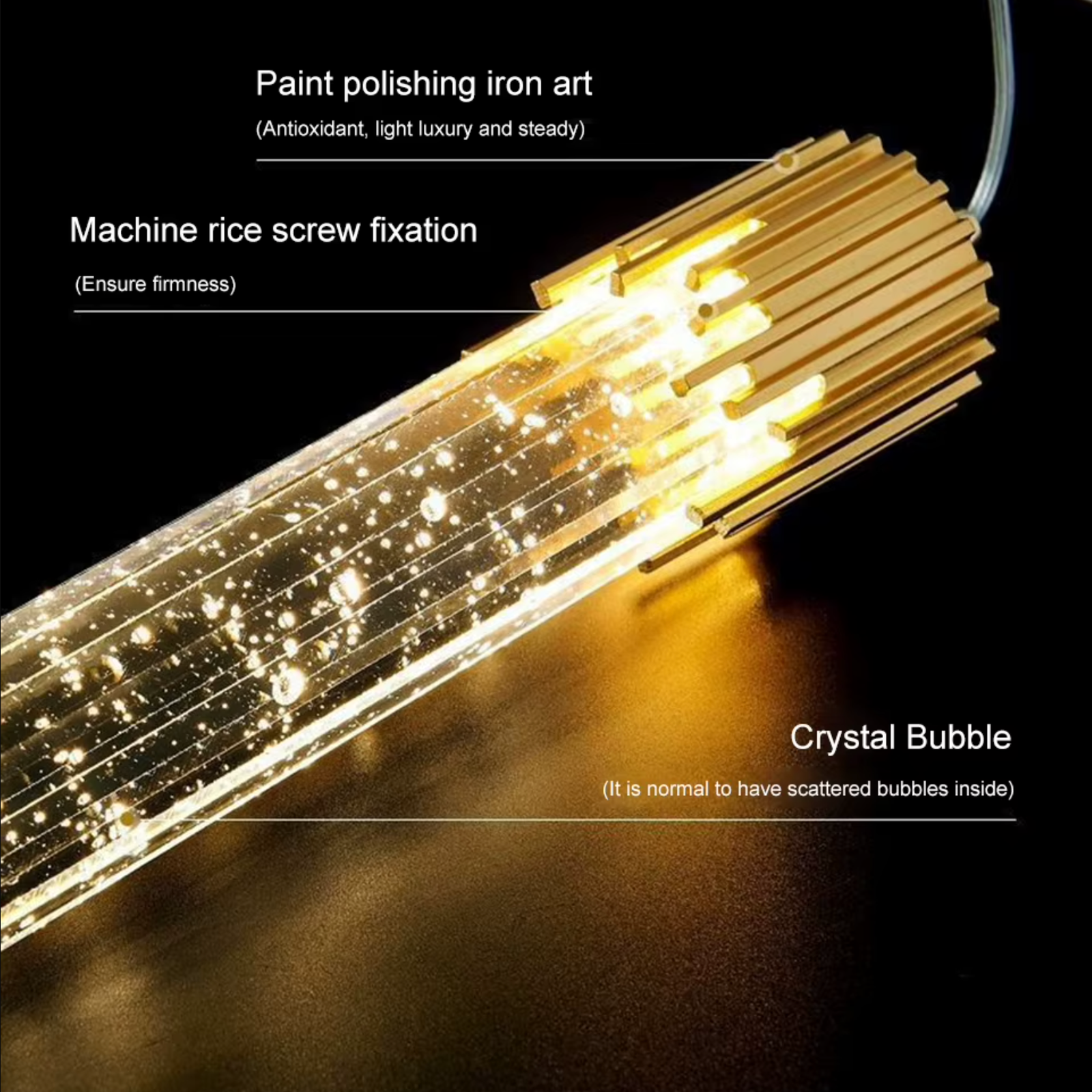 lustre led CRISTAL – Image 3