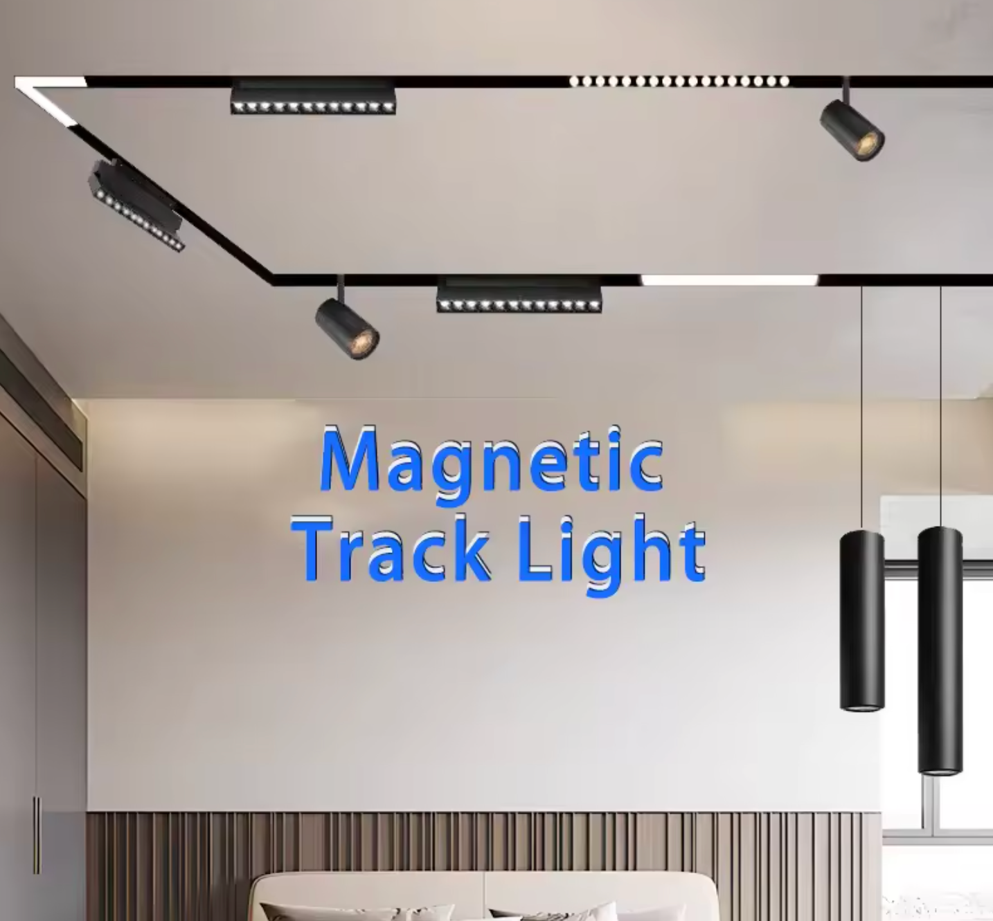 Luminaire modulable sur rail